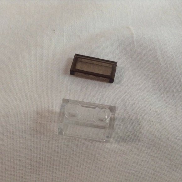 45 Authentic Transparent & Gold Lego Pieces Bricks - Picture 8 of 12